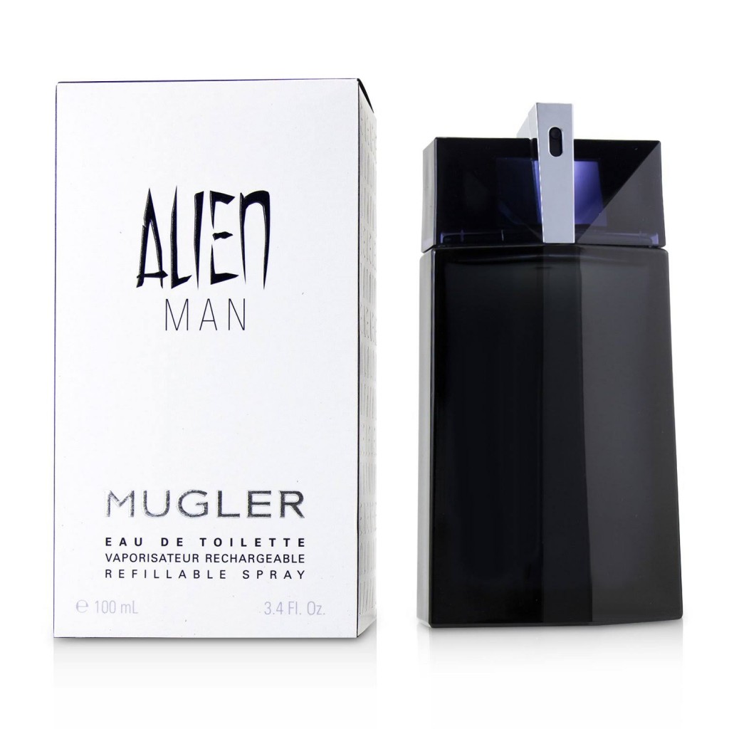 Alien Man by Thierry Mugler 3.4 oz Eau de Toilette Refillable Spray / Men