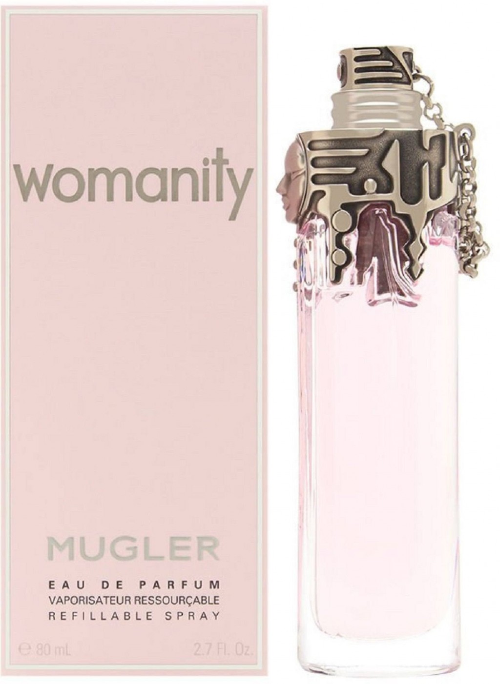 Womanity by Thierry Mugler Eau de Parfum Refillable Spray 2.7 oz Women
