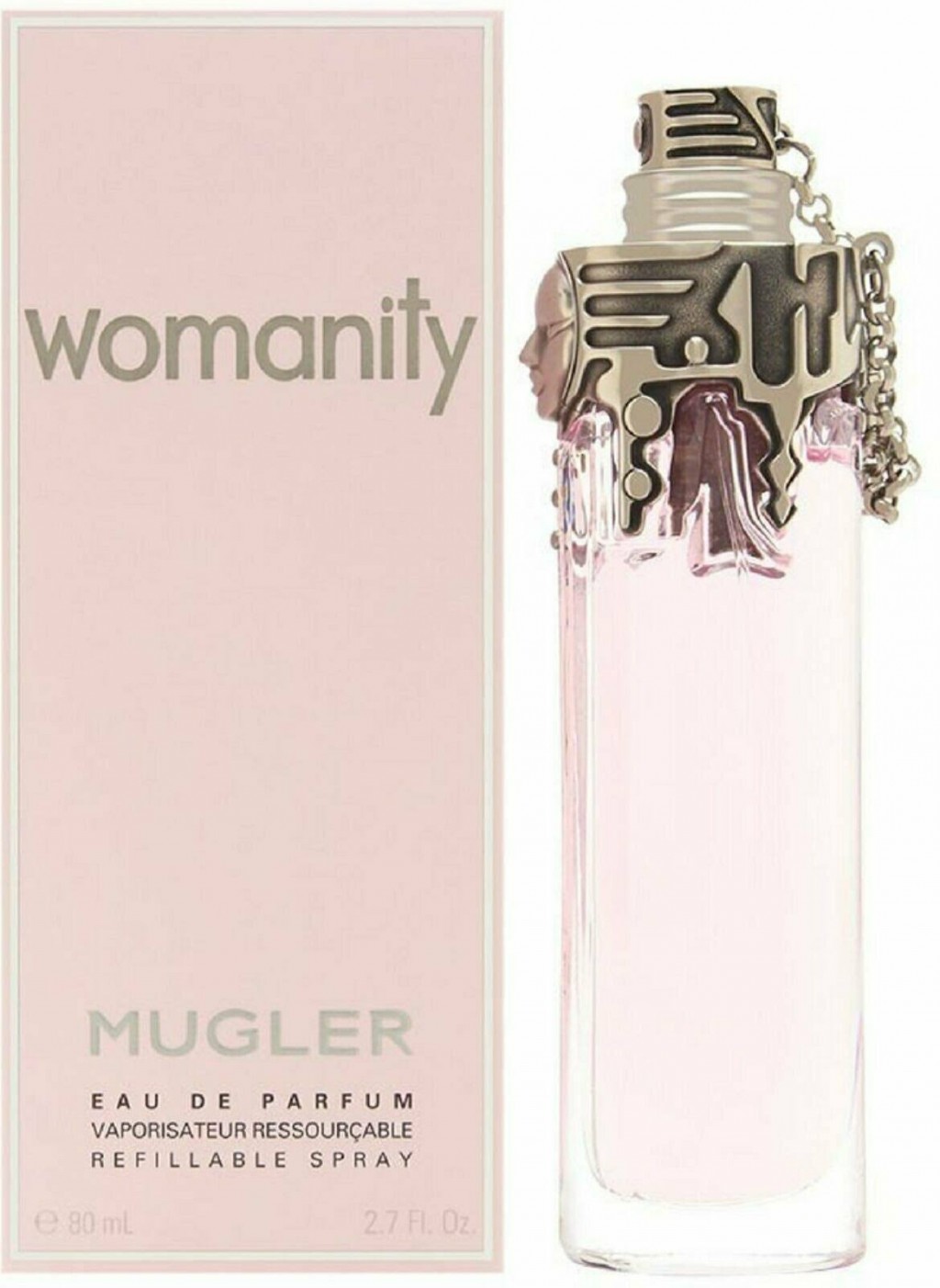 Womanity by Thierry Mugler Eau de Parfum Refillable Spray 2.7 oz Women