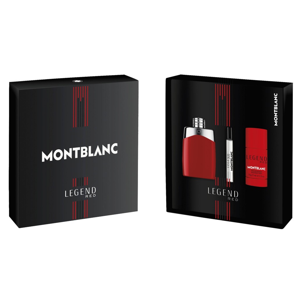 Mont Blanc Legend Red 3PC Gift Set for Men