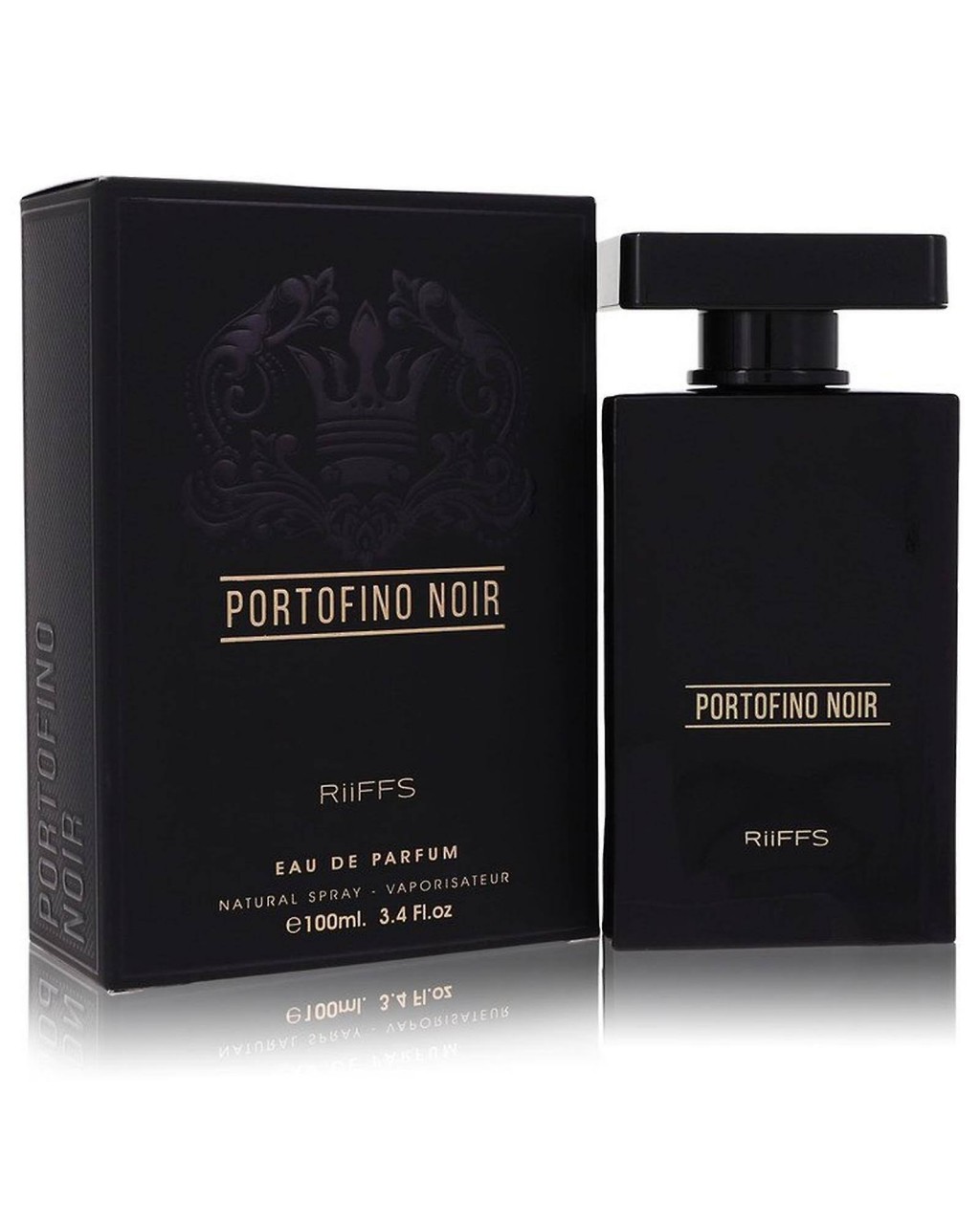 Portofino Noir by Riiffs - 3.4 oz Eau de Parfum Spray - Men