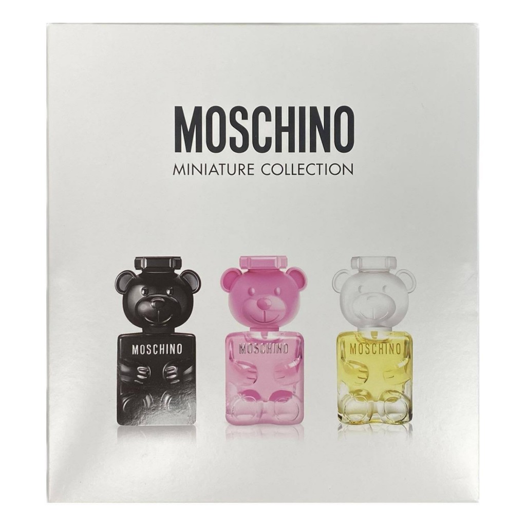 Moschino 3 Pcs Toy Mini Set Unisex