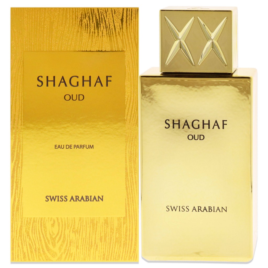 Shaghaf Oud Eau de Parfum Spray by Swiss Arabian - 2.5 oz