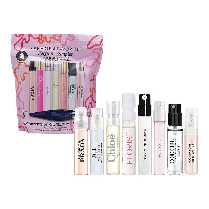 Sephora Favorites Travel Spray Perfume Sampler Set with Redeemable Voucher