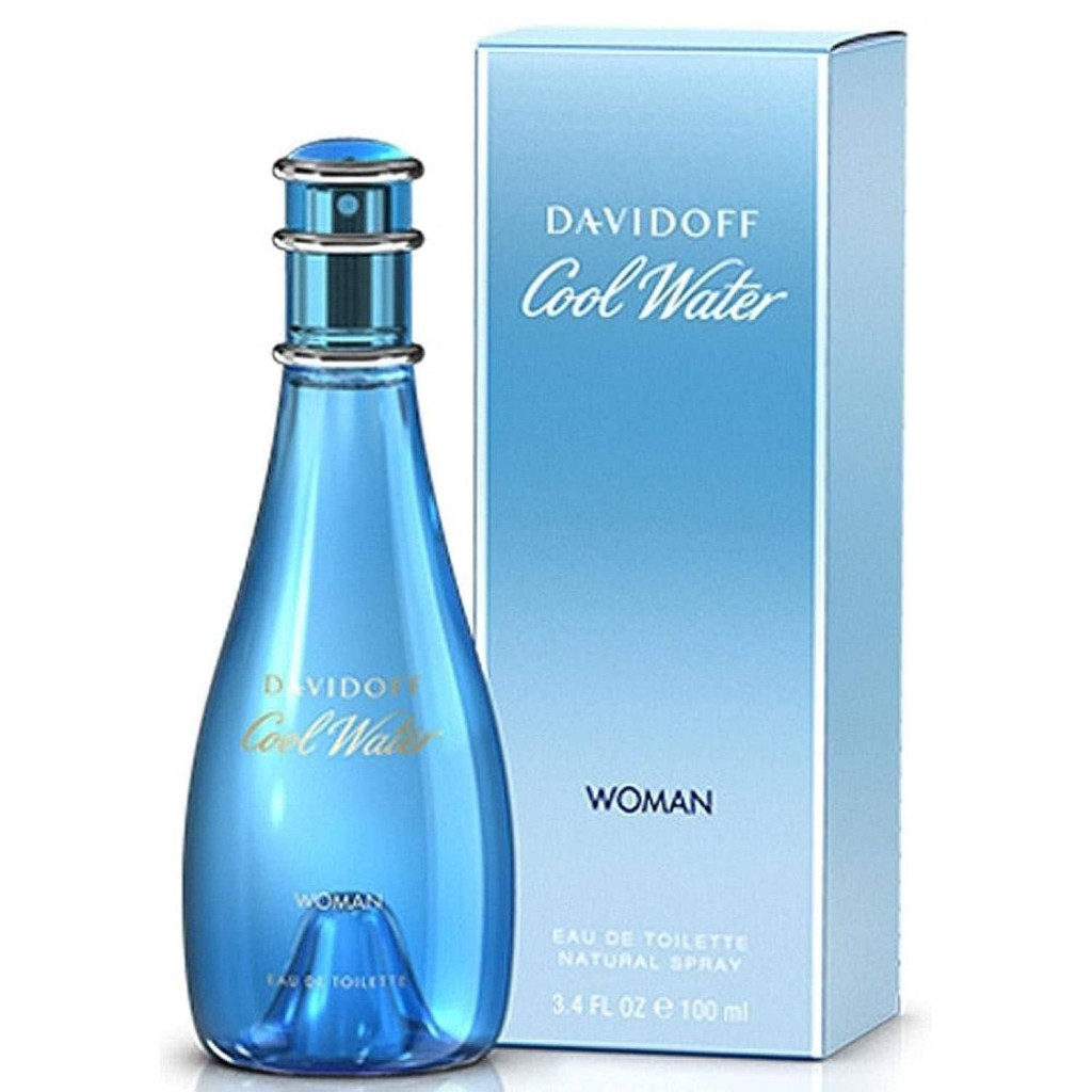 Cool Water by Davidoff Eau de Toilette Spray 3.4 oz