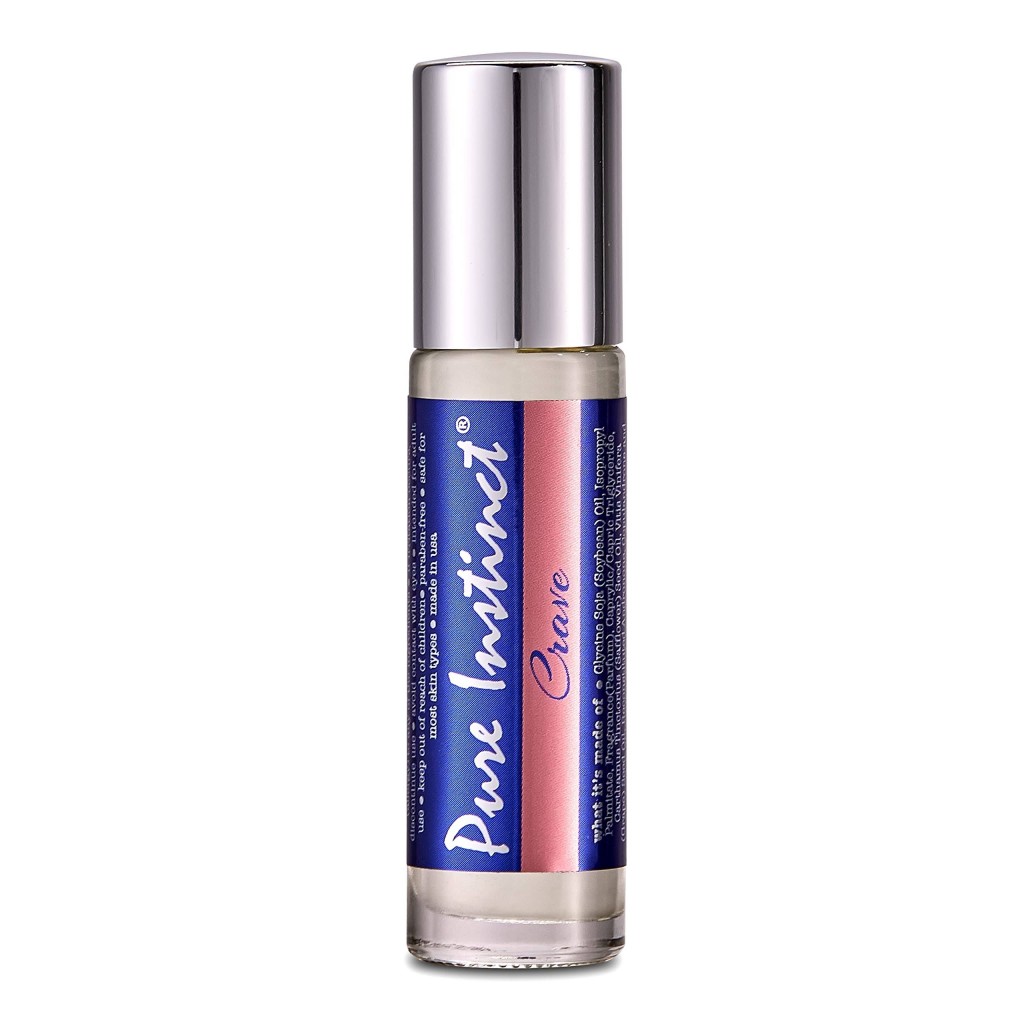 Pure Instinct Crave Roll-On The Original Pheromone Infused Essential Oil Perfume Cologne - for Her - TSA Ready 0.34 fl oz