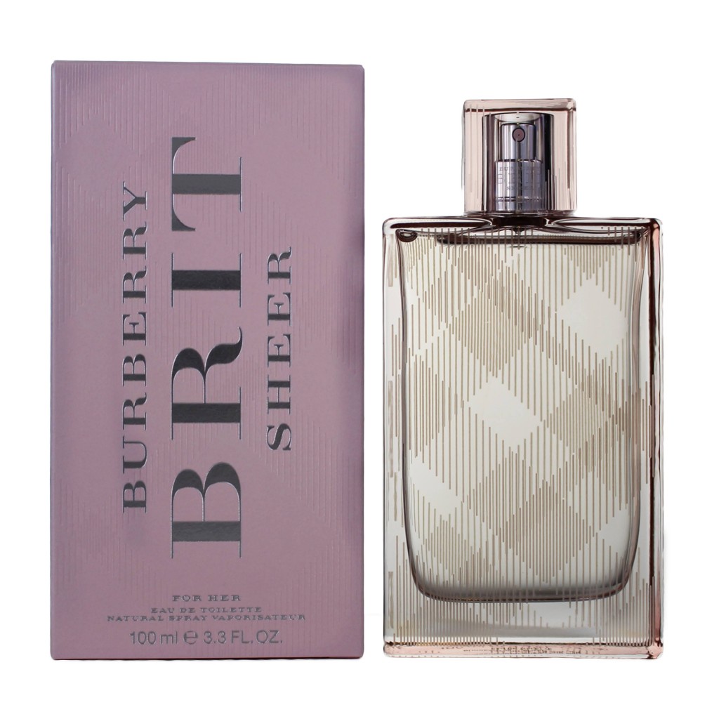 Burberry Brit Sheer for Women, 3.3 oz Eau de Toilette Spray