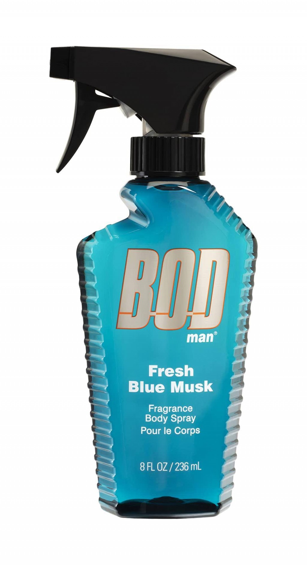 Parfums de Coeur Bod Man Fragrance Body Spray, Fresh Blue Musk - 8 fl oz