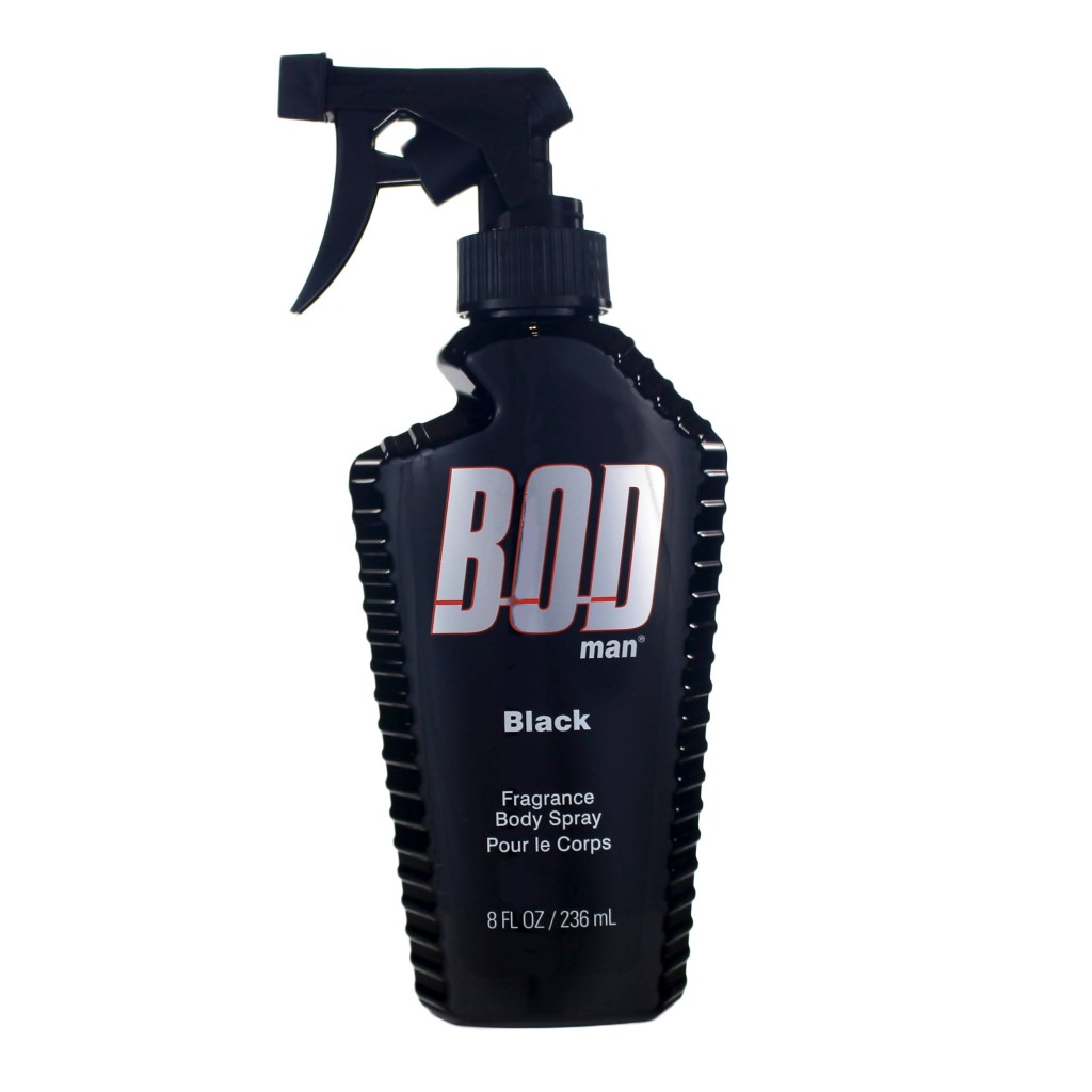Bod Man Body Spray, Black - 8 fl oz bottle
