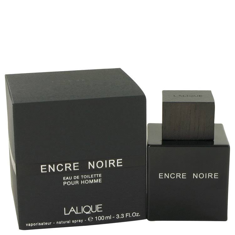 Encre Noire by Lalique for Men Eau de Toilette Spray 3.4 oz