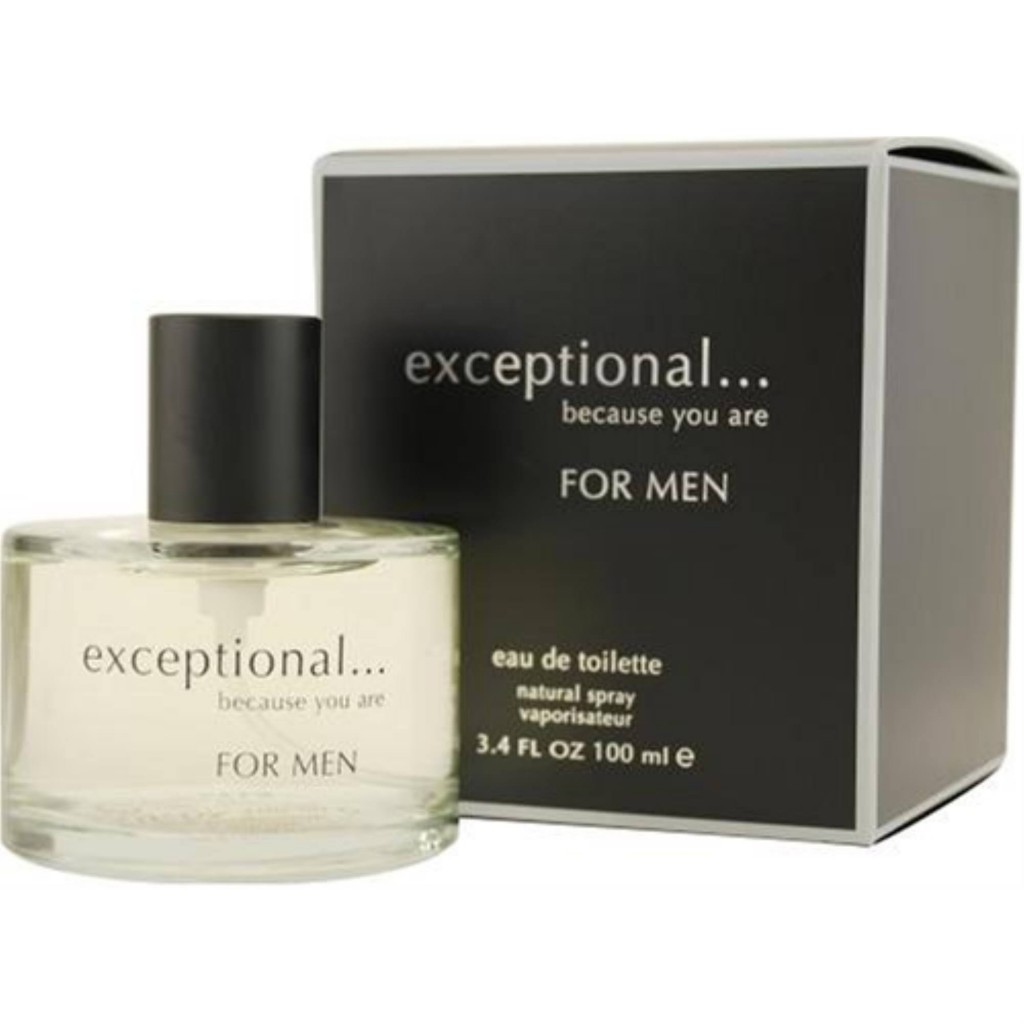Exceptional-because You Are by Exceptional Parfums for Men. Eau de Toilette Spray 3.4-Ounces