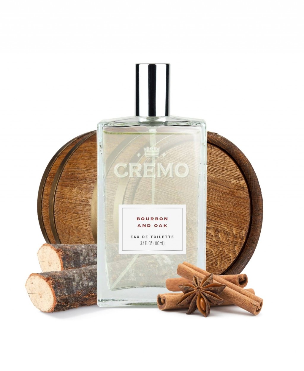 Cremo Spray Cologne - Bourbon and Oak - 3.4 fl oz (100 ml)