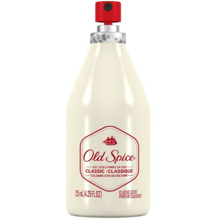 Old Spice Classic Cologne Spray 4.25 oz (Pack of 6)