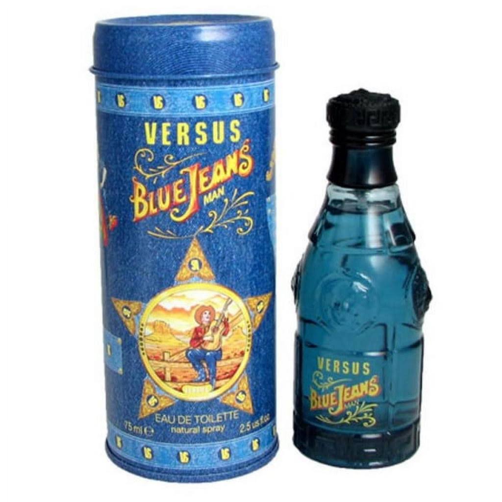 Versace Blue Jeans for Men Cologne Eau de Toilette 2.5 oz ~ 75 ml EDT Spray, Size: 2.5 Ounce / 75 ml