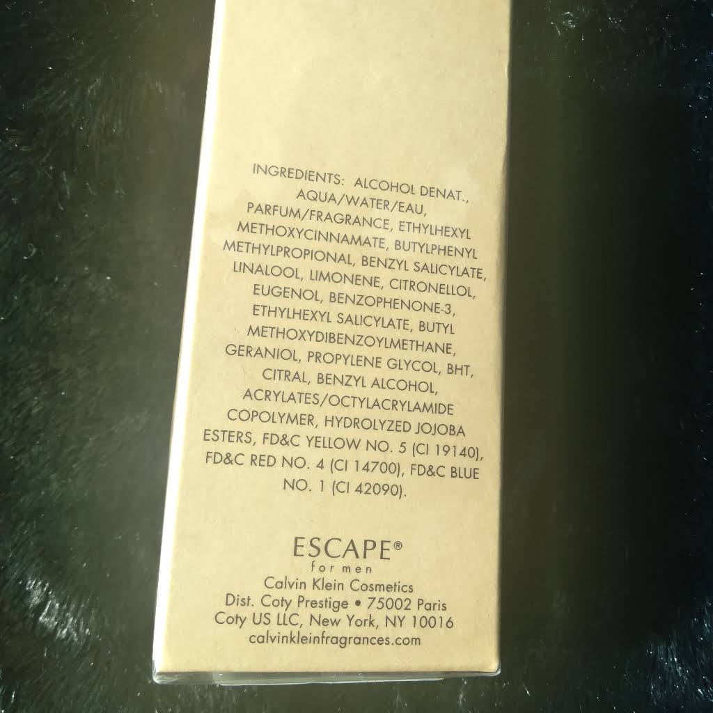 Calvin Klein Escape for Men Eau de Toilette Spray - 1.7 fl oz bottle