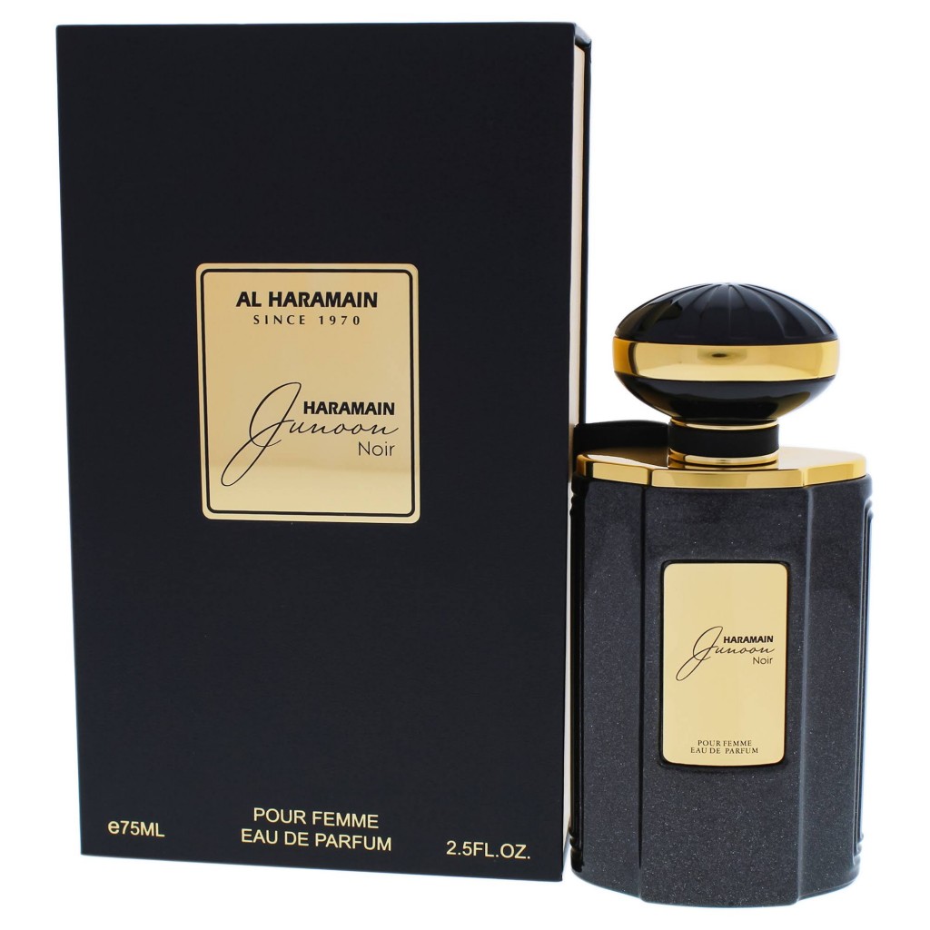 Al Haramain 2.5 oz Junoon Noir Eau de Parfum Spray by Al Haramain for Women