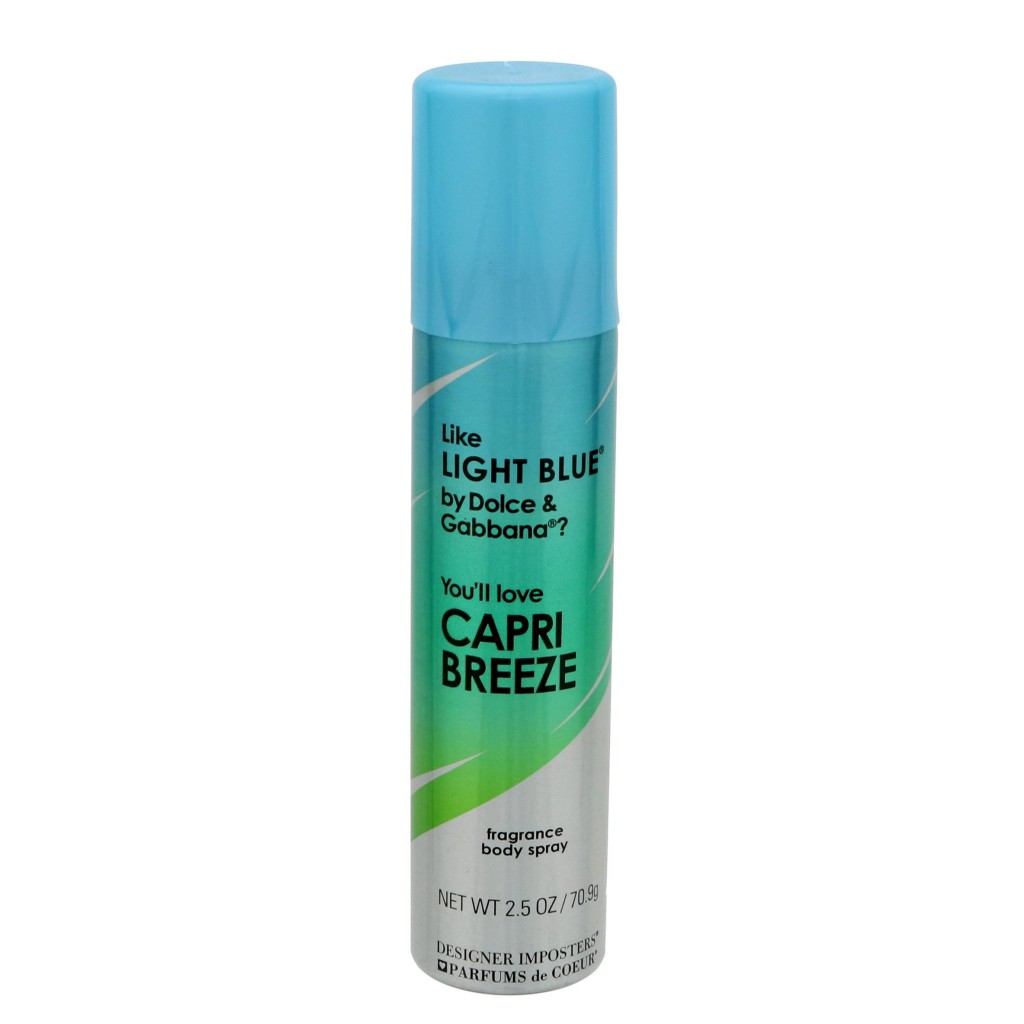 Designer Imposters Capri Breeze Fragrance Deodorant Body Spray - 2.5 oz
