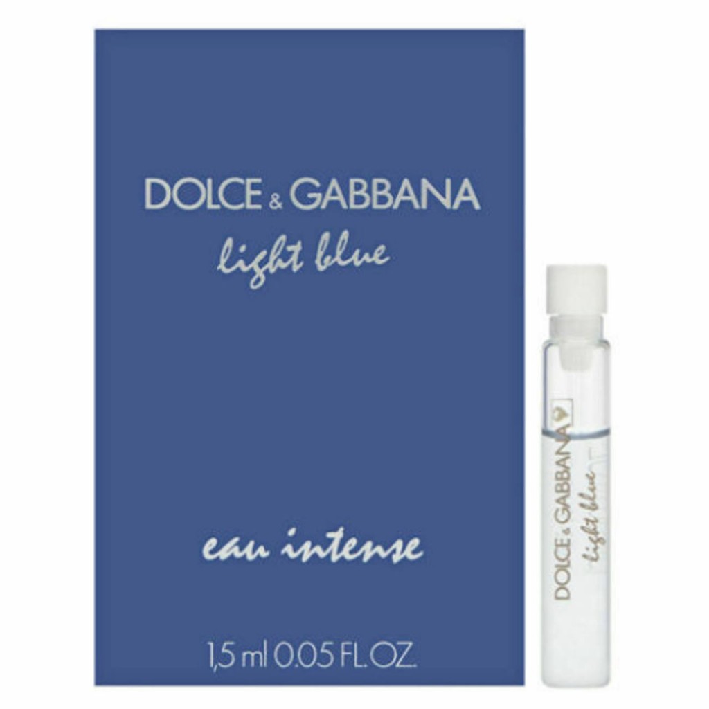 D & G Light Blue Eau Intense by Dolce & Gabbana Eau de Parfum 0.05 oz