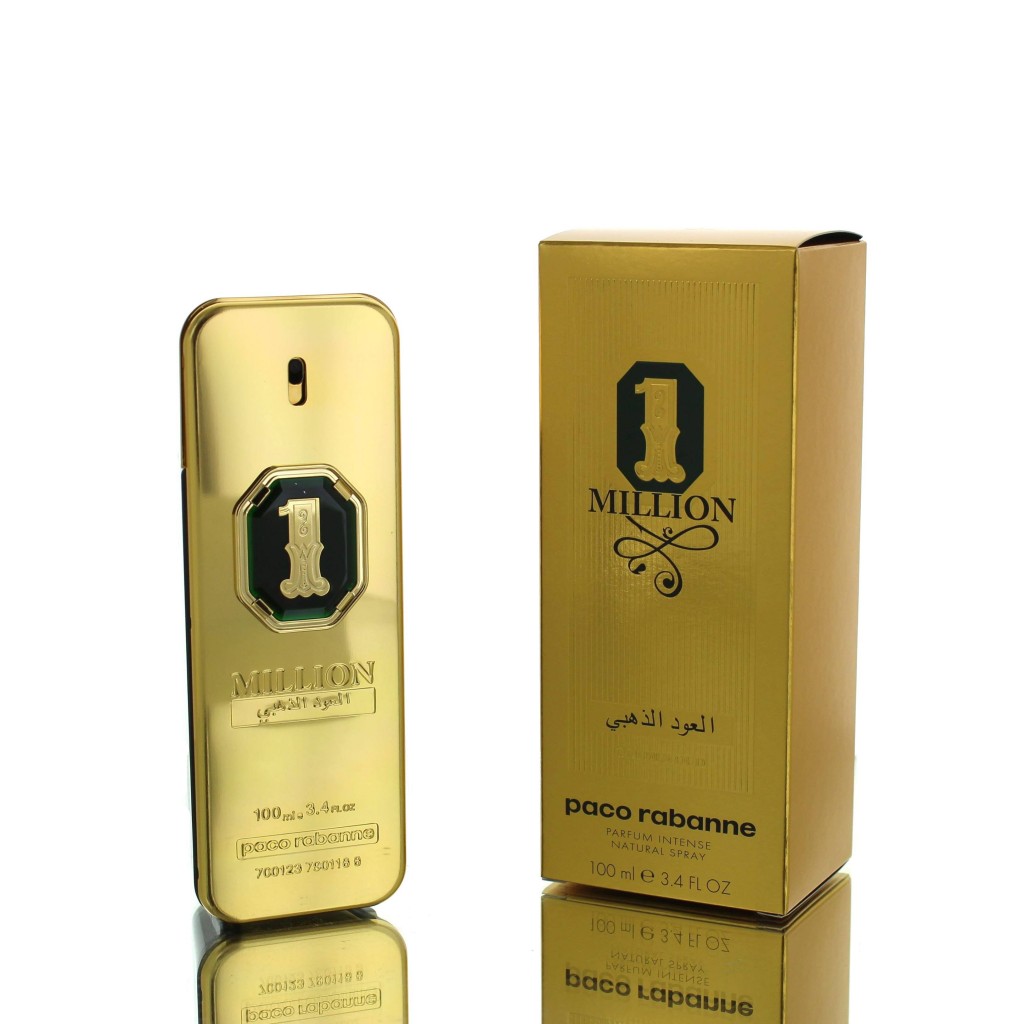 Paco Rabanne Mens 1 Million Golden Oud EDP Spray 3.4 oz
