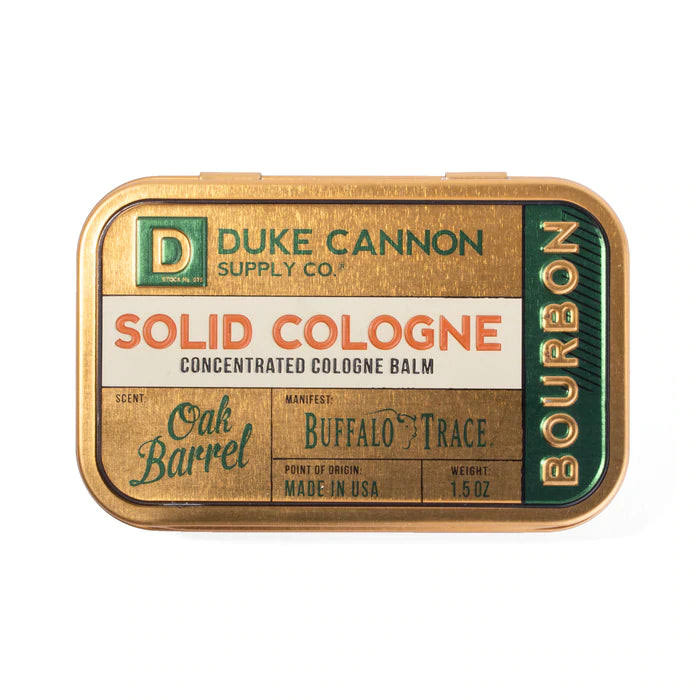 Duke Cannon Supply Co. Solid Cologne, Dark Water, Midnight Swim - 1.5 oz