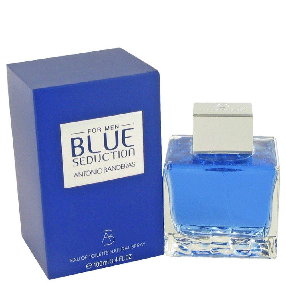 Antonio Banderas 457404 Blue Seduction Eau de Toilette Spray for Men - 3.4 fl oz