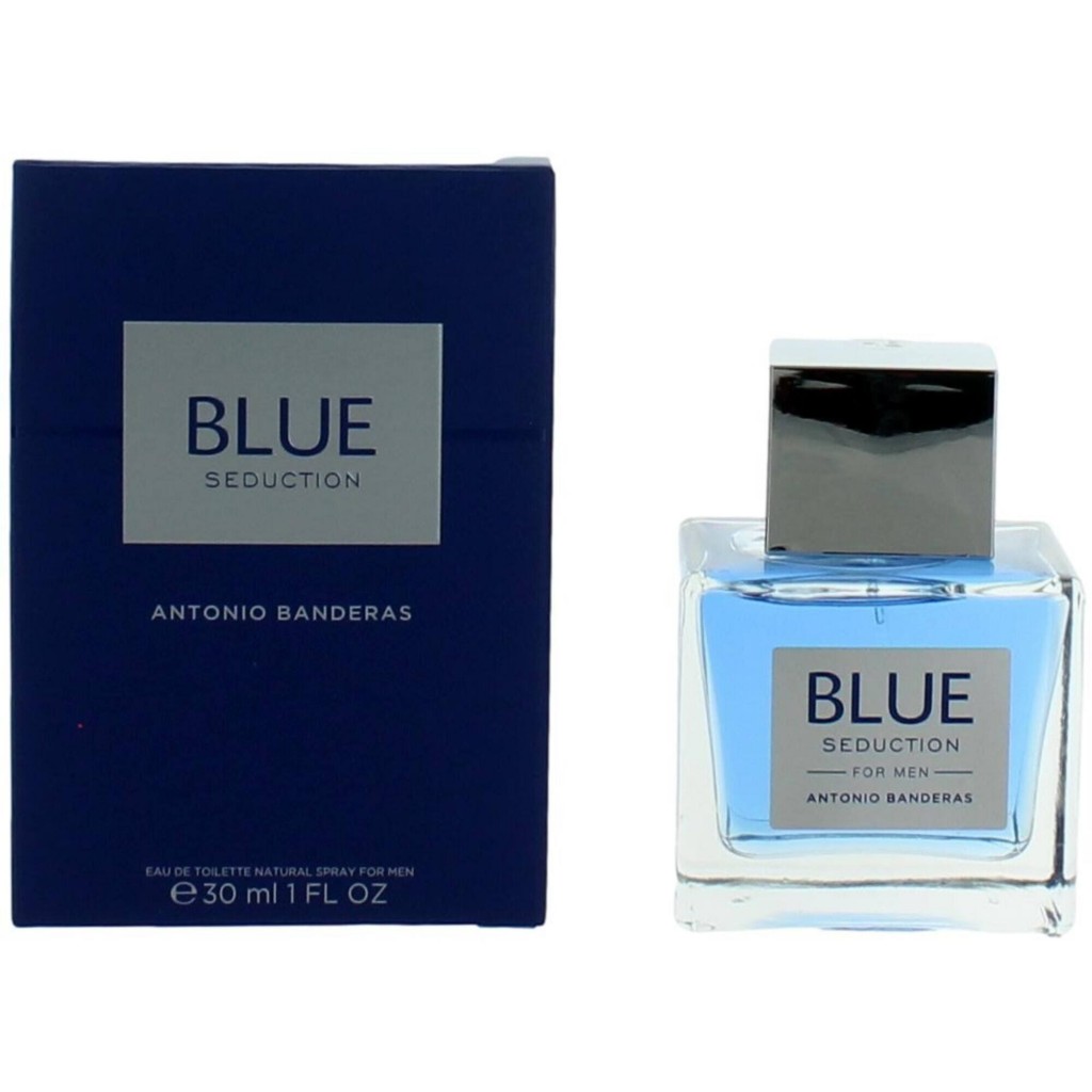 Antonio Banderas Blue Seduction for Men Eau de Toilette Spray, 1 fl oz