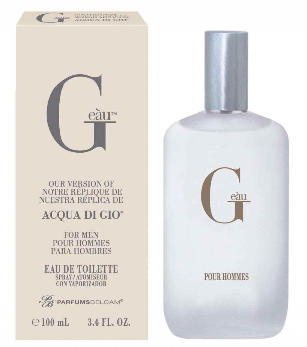 PB Parfums Belcam G Eau Version of Acqua di Gio Eau de Toilette Spray for Men, 3.4 Fluid Ounce
