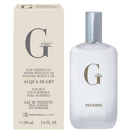 PB ParfumsBelcam G Eau, Our Version of Acqua di Gio, Eau de Toilette Spray, 3.4 fl oz (f97090a)