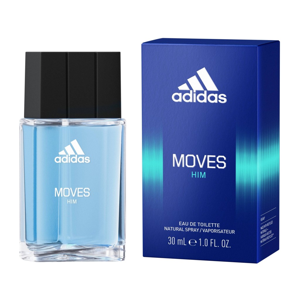 Adidas Moves for Him Eau de Toilette Spray, 1 fl oz