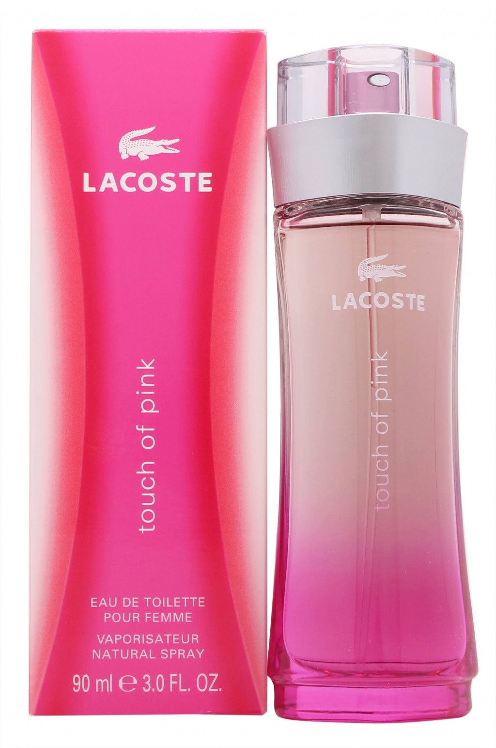 Lacoste Touch Of Pink Eau de Toilette Natural Spray, For Her - 3 fl oz