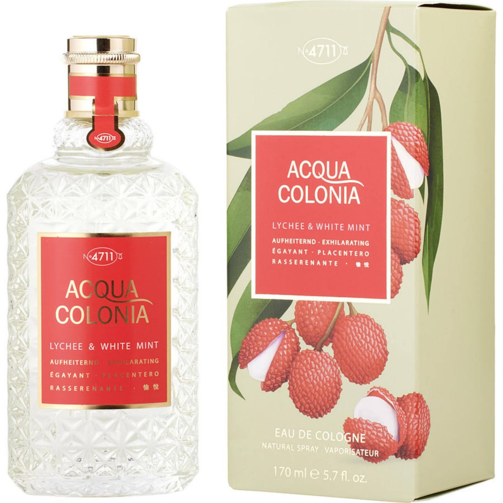 Acqua Colonia Lychee & White Mint by 4711 Eau de Cologne Spray (Unisex) 5.7 oz