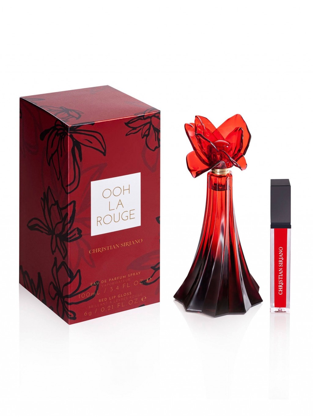Christian Siriano Ooh La Rouge Eau de Parfum 3.4 oz Spray.