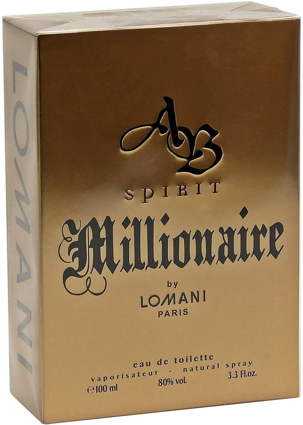 AB Spirit Millionaire by Lomni Cologne for Men 3.3oz / 100ml EDT Spray