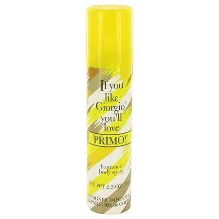 Designer Imposters Primo! Perfume by Parfums de Coeur Body Spray2.5 oz (Pack 4)