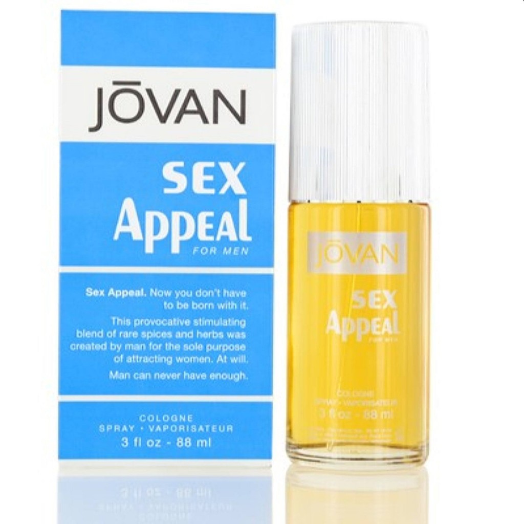 Jovan Sex Appeal by for Men - 3 oz EDC Spray